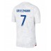 Frankrike Antoine Griezmann #7 Bortedrakt VM 2022 Korte ermer